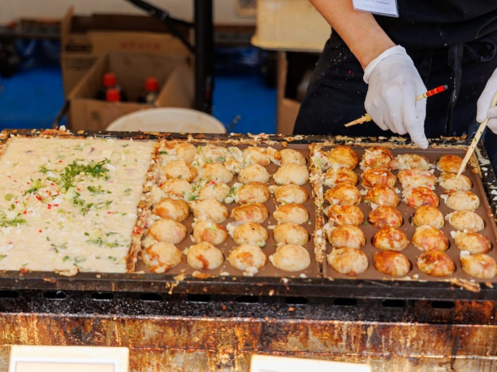 屋台のたこ焼きのイメージ