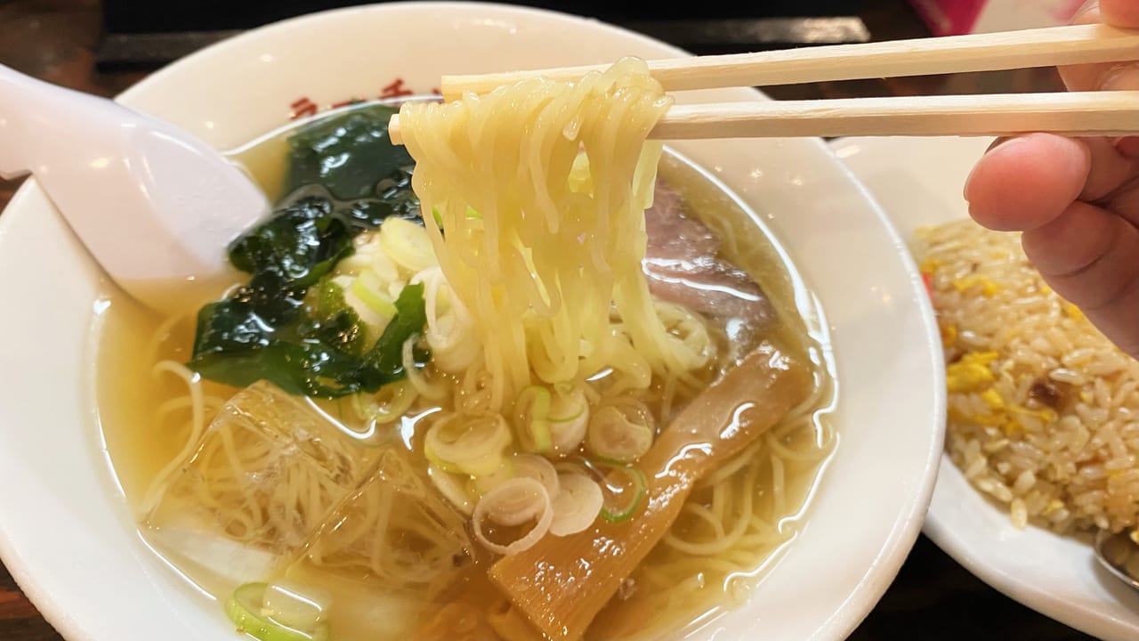 新潟市中央区女池のラーチャン家の冷やしラーメン