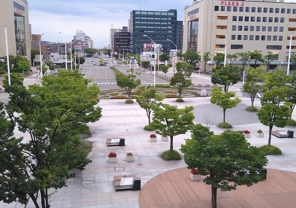 新潟駅南口中央広場