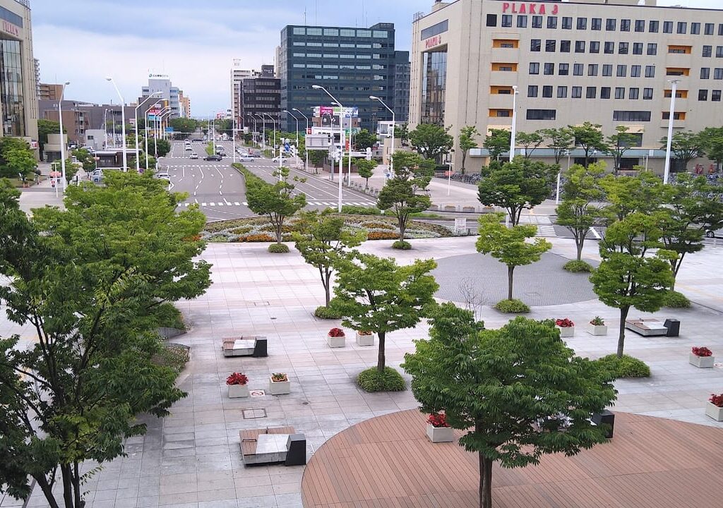 新潟駅南口中央広場
