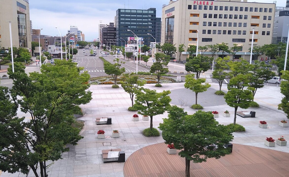 新潟駅南口中央広場