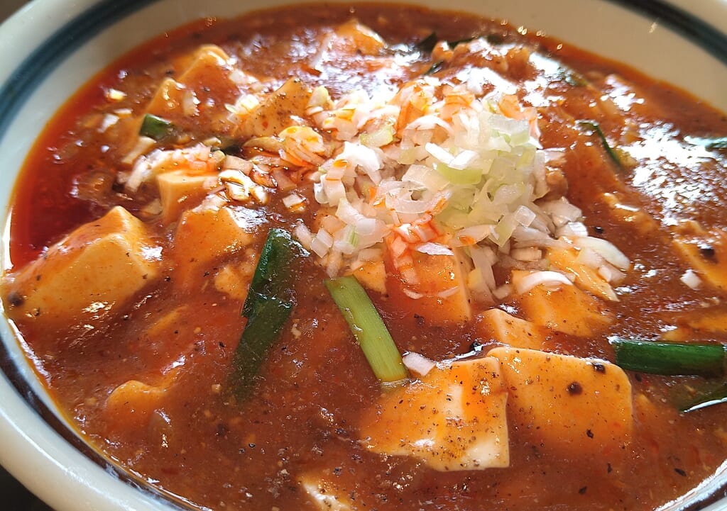 新潟市東区錦町の三宝亭のマーカツ麺