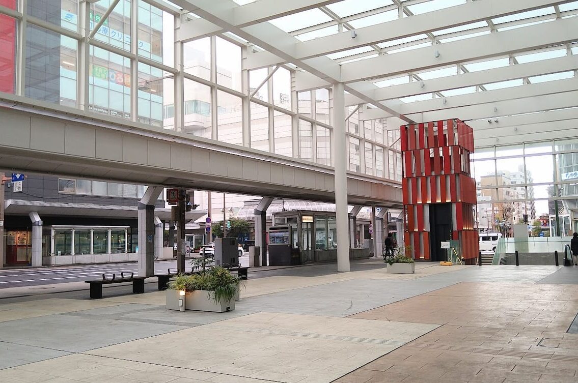新潟市中央区古町のルフル広場