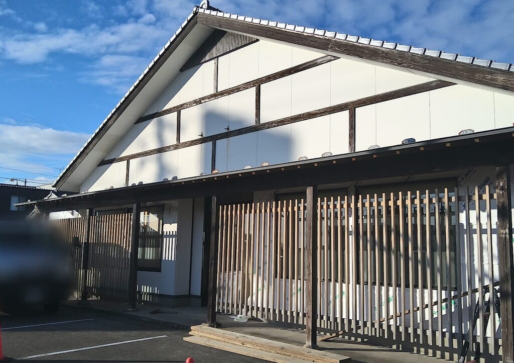 新潟市東区松崎の紡ぐ珈琲と。の外観
