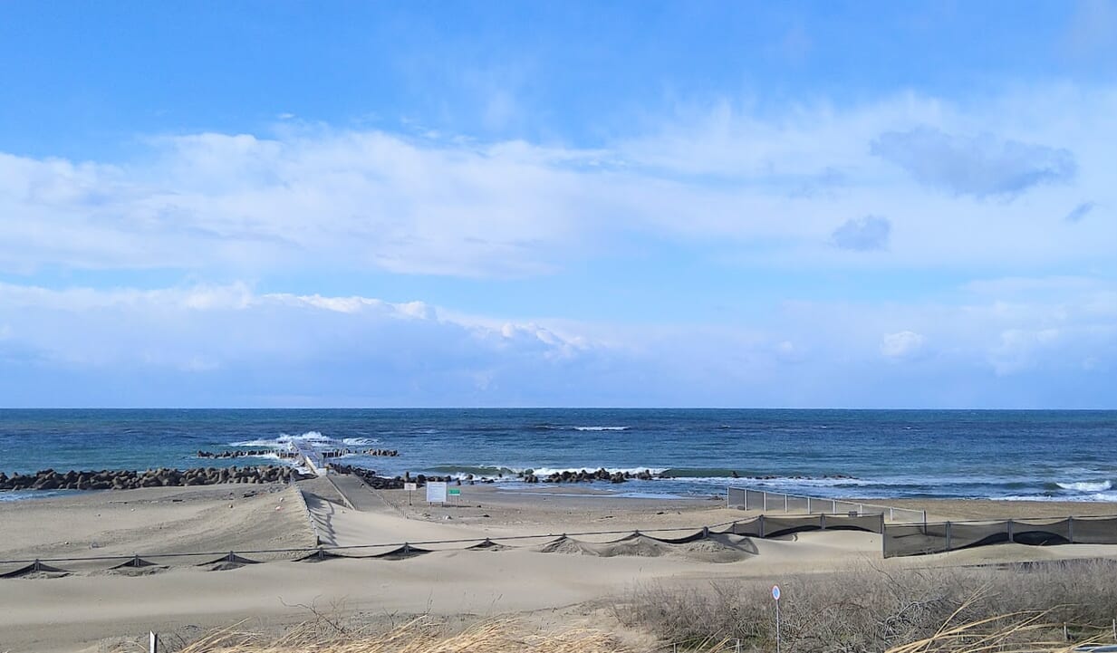 新潟市中央区の日和山浜