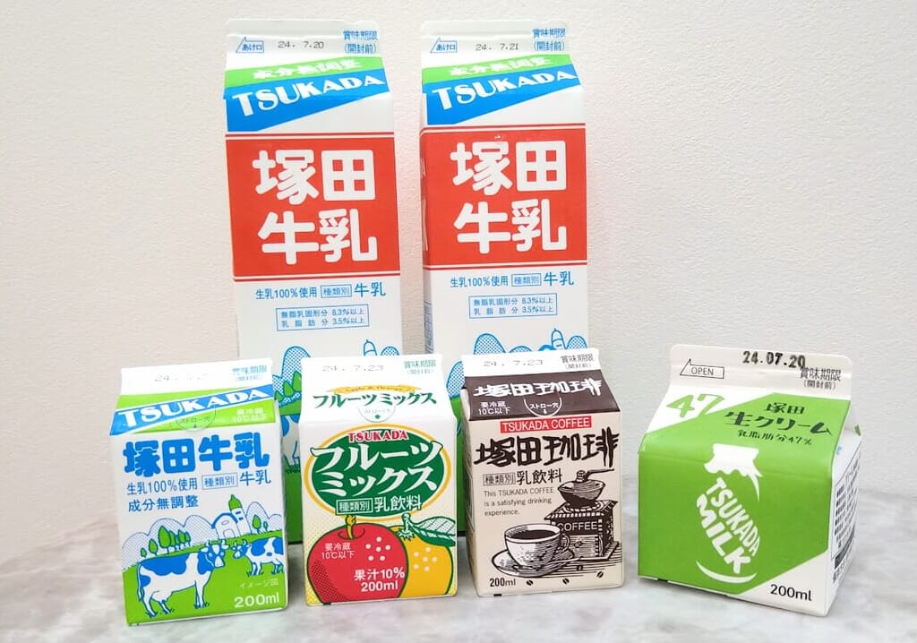 塚田牛乳の商品