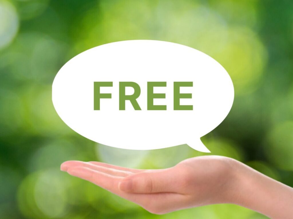 無料のイメージ