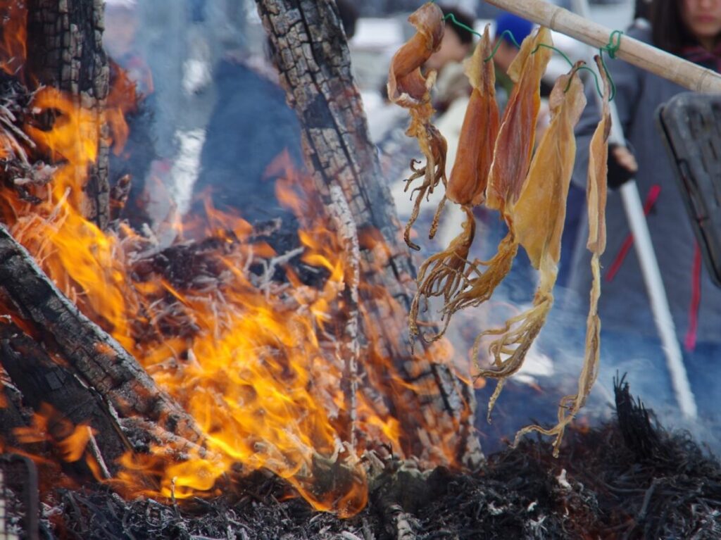 どんど焼きのイメージ