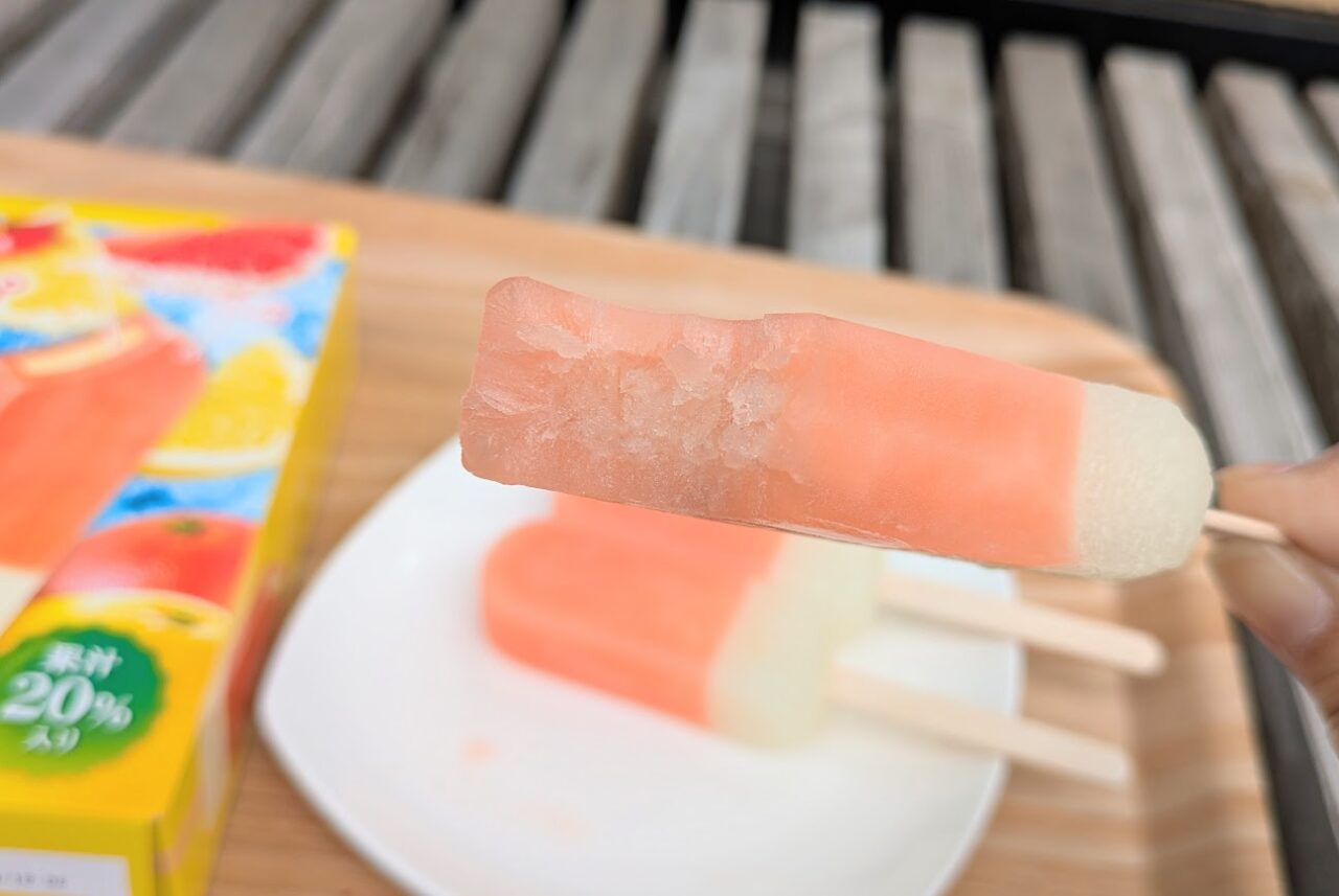 セイヒョーのグレープフルーツ氷バー