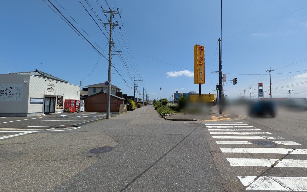 新潟市東区松崎のごちそう屋OUCHIGARAMENYASANの外観