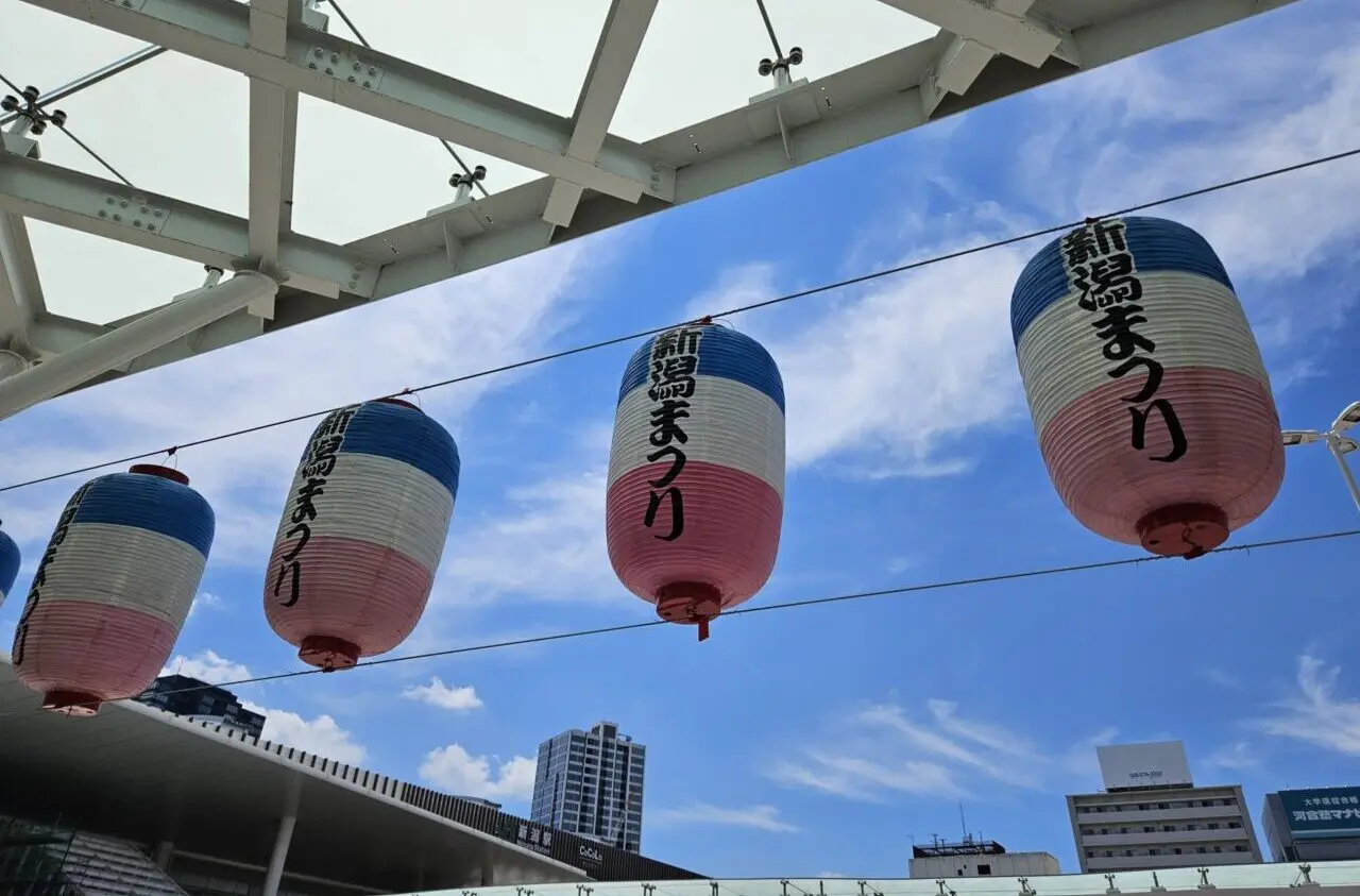 新潟まつりの灯ろう