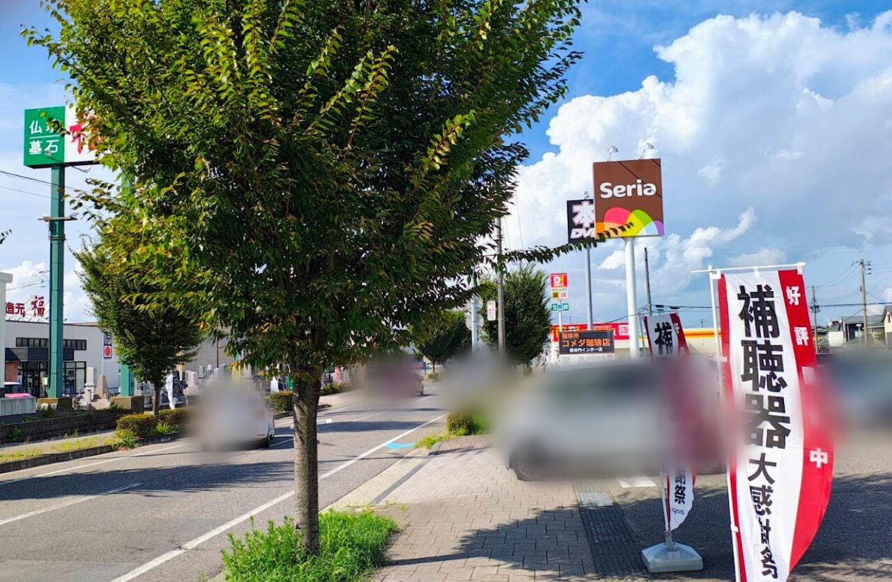 新潟市東区新松崎のセリア新潟東店の外観