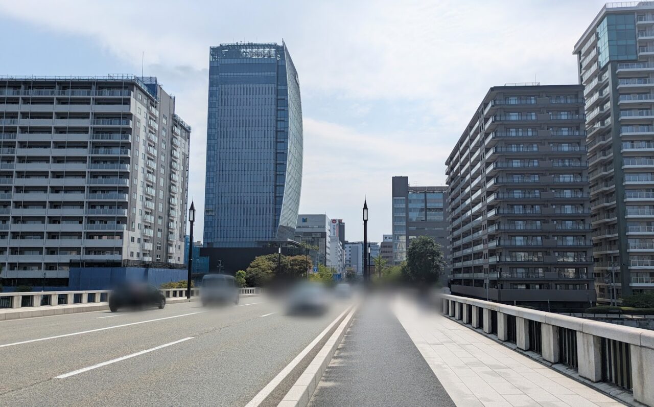 新潟市中央区にある萬代橋