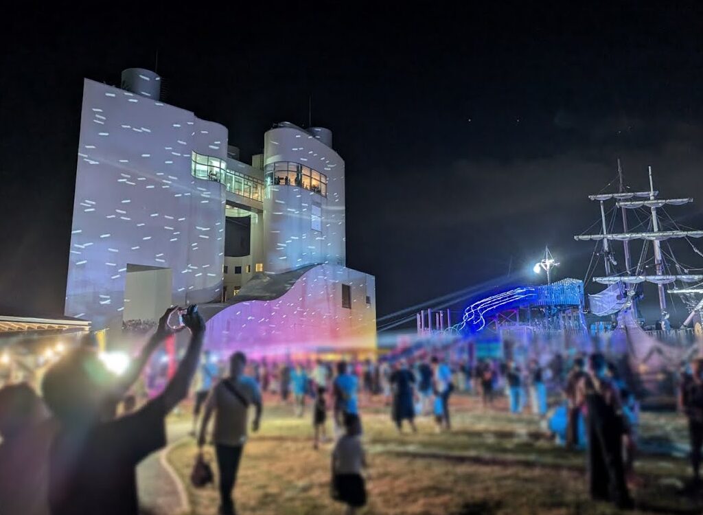 光と船のキラメキ！山の下夜遊びランド過去開催時の様子