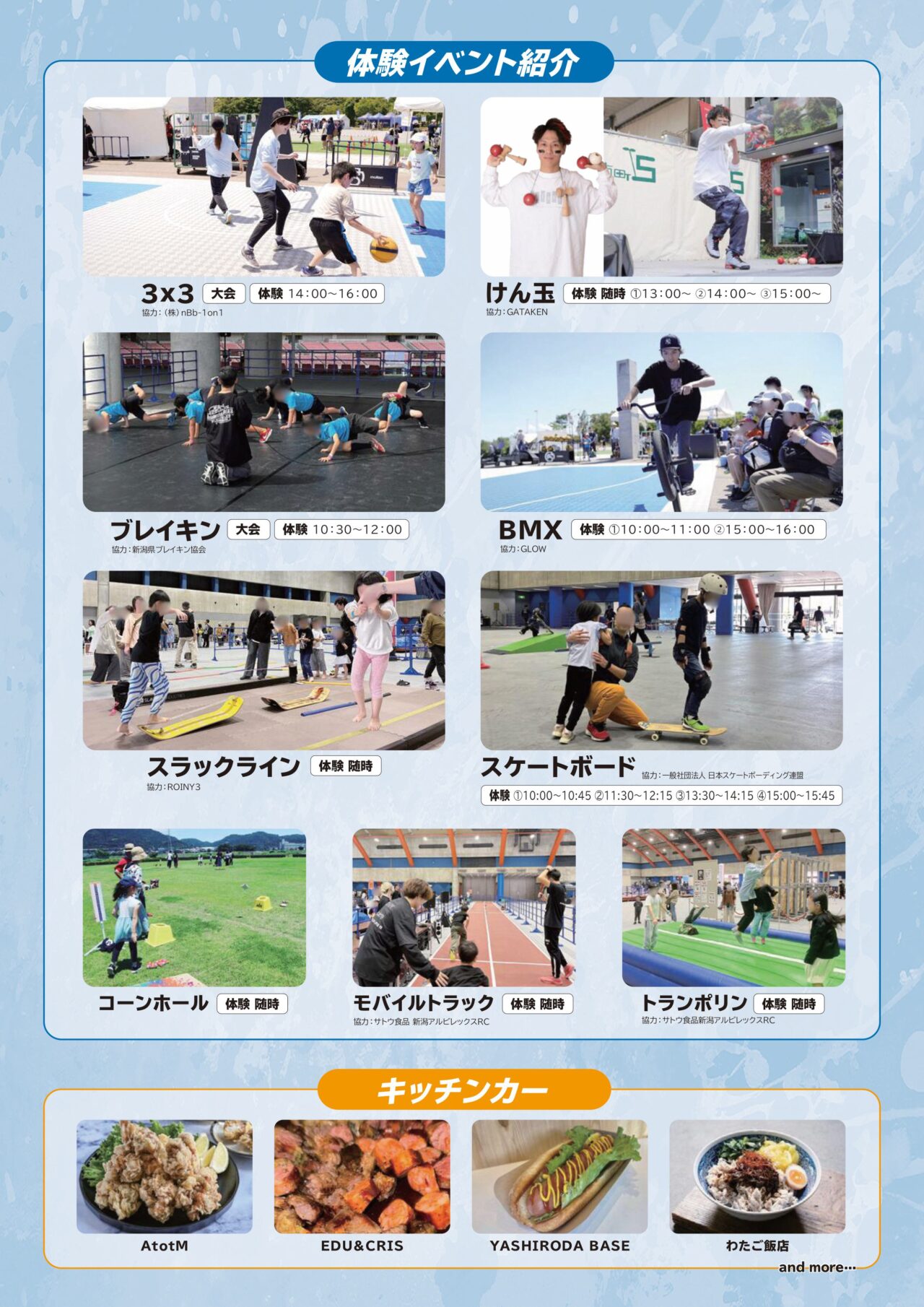アーバンスポーツ新潟のポスター