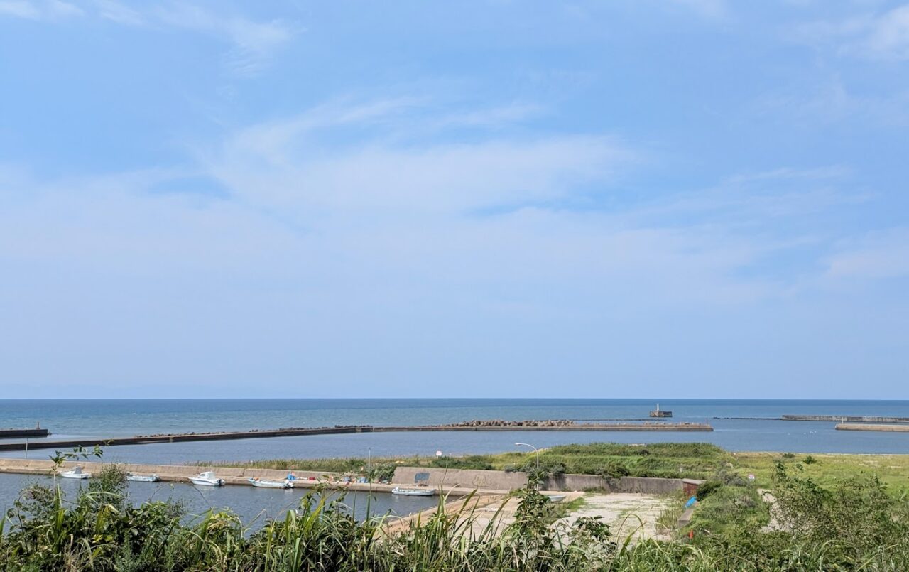 新潟市西区の新川漁港